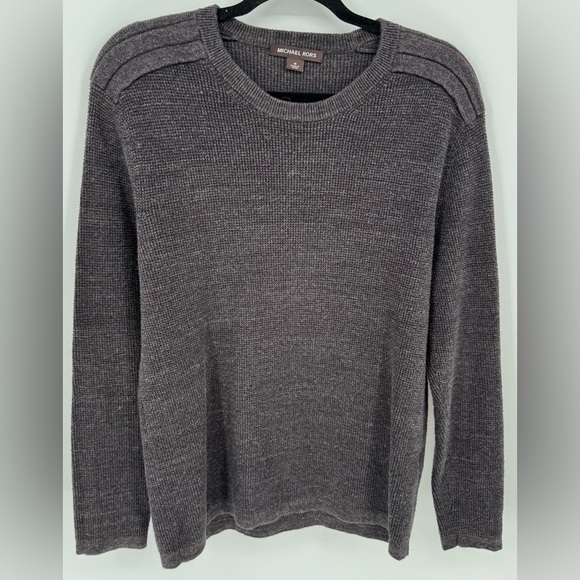 Michael Kors Men's Wool Blend Knit Crewneck Pullover Sweater - Picture 1 of 11